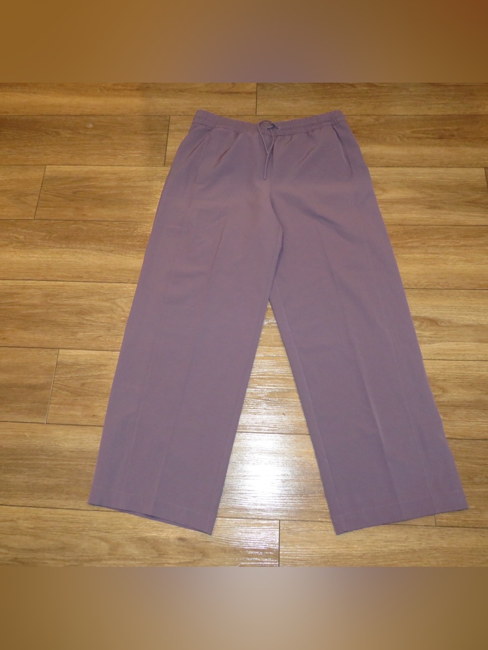 Athleta Wide-Leg Pull-On Pants in Mauve
